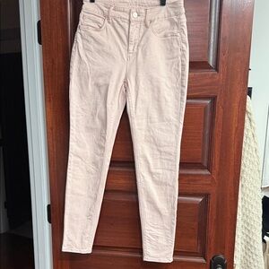 White House Black Market Light Pink Skinny Jeans